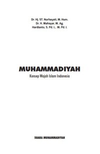 MUHAMMADIYAH Konsep Wajah Islam Indonesia